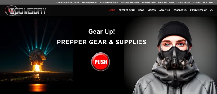 Doomsday Preppers WordPress website