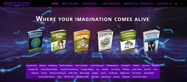 eBook Revolution  WordPress Website